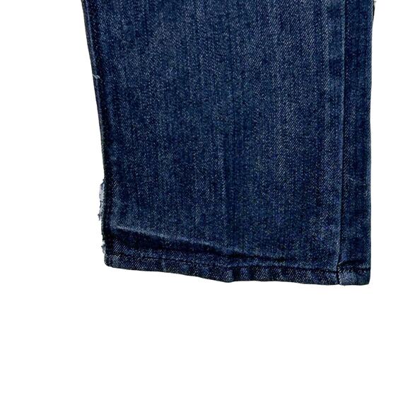 MBX Straight Leg Dark Wash Dungaree Denim Blue Jeans 32 x 31 - Picture 5 of 9